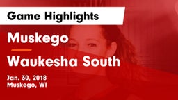 Muskego  vs Waukesha South  Game Highlights - Jan. 30, 2018