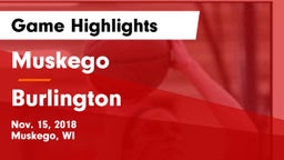 Muskego  vs Burlington  Game Highlights - Nov. 15, 2018