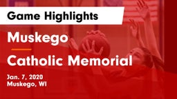Muskego  vs Catholic Memorial Game Highlights - Jan. 7, 2020