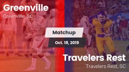 Matchup: Greenville High vs. Travelers Rest  2019