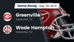 Recap: Greenville  vs. Wade Hampton  2019