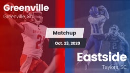 Matchup: Greenville High vs. Eastside  2020