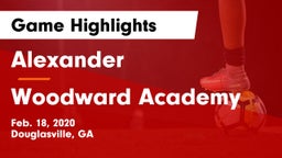 Alexander  vs Woodward Academy Game Highlights - Feb. 18, 2020