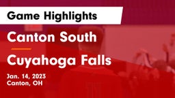 Canton South  vs Cuyahoga Falls  Game Highlights - Jan. 14, 2023