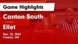 Canton South  vs Ellet  Game Highlights - Dec. 23, 2023
