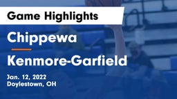 Chippewa  vs Kenmore-Garfield   Game Highlights - Jan. 12, 2022