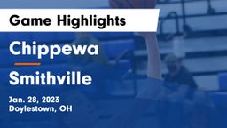 Chippewa  vs Smithville  Game Highlights - Jan. 28, 2023