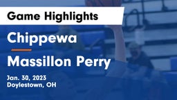 Chippewa  vs Massillon Perry  Game Highlights - Jan. 30, 2023