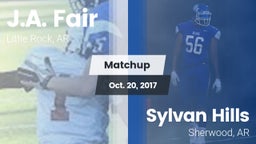 Matchup: J.A. Fair vs. Sylvan Hills  2017