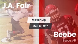 Matchup: J.A. Fair vs. Beebe  2017