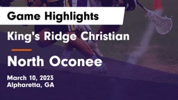 King's Ridge Christian  vs North Oconee  Game Highlights - March 10, 2023