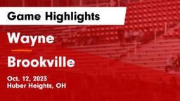 Wayne  vs Brookville  Game Highlights - Oct. 12, 2023