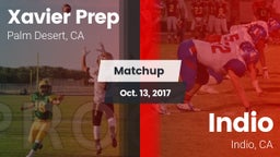Matchup: Xavier Prep High vs. Indio  2017