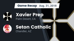 Recap: Xavier Prep  vs. Seton Catholic  2018