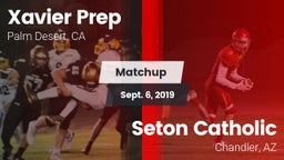 Matchup: Xavier Prep High vs. Seton Catholic  2019