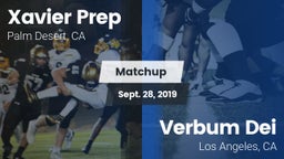 Matchup: Xavier Prep High vs. Verbum Dei  2019