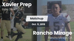 Matchup: Xavier Prep High vs. Rancho Mirage  2019
