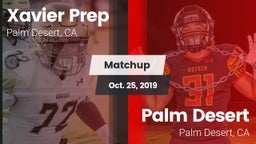 Matchup: Xavier Prep High vs. Palm Desert  2019