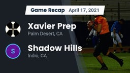 Recap: Xavier Prep  vs. Shadow Hills  2021