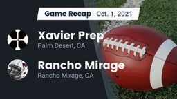 Recap: Xavier Prep  vs. Rancho Mirage  2021