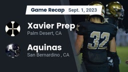 Recap: Xavier Prep  vs. Aquinas   2023