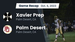 Recap: Xavier Prep  vs. Palm Desert  2023