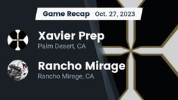 Recap: Xavier Prep  vs. Rancho Mirage  2023