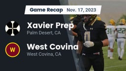 Recap: Xavier Prep  vs. West Covina  2023