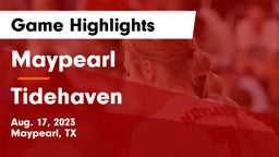 Maypearl  vs Tidehaven  Game Highlights - Aug. 17, 2023