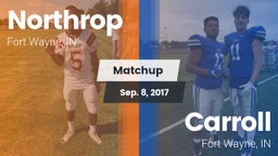 Matchup: Northrop  vs. Carroll  2017
