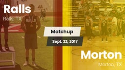 Matchup: Ralls  vs. Morton  2017