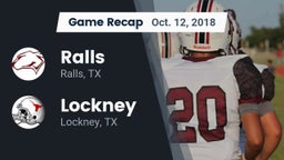 Recap: Ralls  vs. Lockney  2018