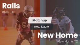 Matchup: Ralls  vs. New Home  2019