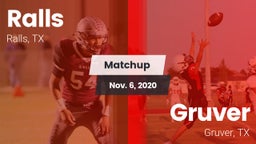 Matchup: Ralls  vs. Gruver  2020