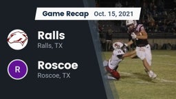 Recap: Ralls  vs. Roscoe  2021