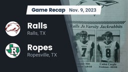 Recap: Ralls  vs. Ropes  2023