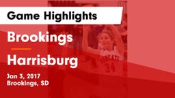 Brookings  vs Harrisburg  Game Highlights - Jan 3, 2017