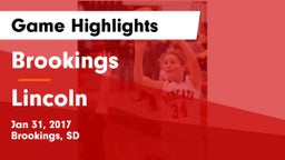 Brookings  vs Lincoln  Game Highlights - Jan 31, 2017