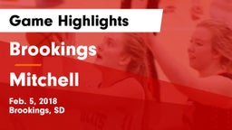 Brookings  vs Mitchell  Game Highlights - Feb. 5, 2018