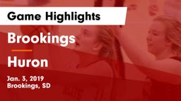 Brookings  vs Huron  Game Highlights - Jan. 3, 2019