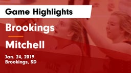 Brookings  vs Mitchell  Game Highlights - Jan. 24, 2019