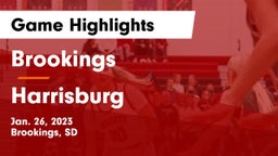 Brookings  vs Harrisburg  Game Highlights - Jan. 26, 2023