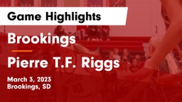 Brookings  vs Pierre T.F. Riggs  Game Highlights - March 3, 2023