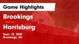 Brookings  vs Harrisburg  Game Highlights - Sept. 22, 2020