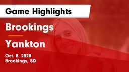 Brookings  vs Yankton  Game Highlights - Oct. 8, 2020