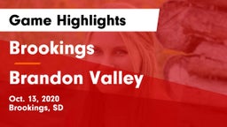 Brookings  vs Brandon Valley  Game Highlights - Oct. 13, 2020
