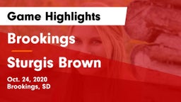Brookings  vs Sturgis Brown  Game Highlights - Oct. 24, 2020