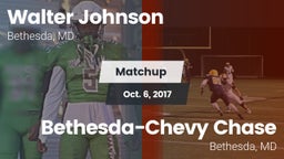 Matchup: Walter Johnson High vs. Bethesda-Chevy Chase  2017