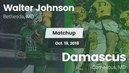 Matchup: Walter Johnson High vs. Damascus  2018