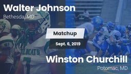 Matchup: Walter Johnson High vs. Winston Churchill  2019
